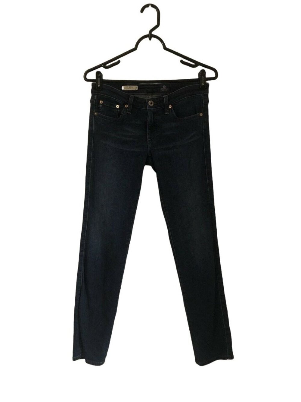 AG Adriano Goldschmied The Stilt Cigarette Leg Caribbean Blue Skinny Jeans 26R